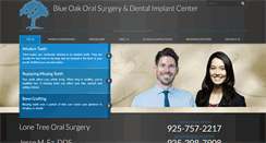 Desktop Screenshot of lonetreeoralsurgery.com