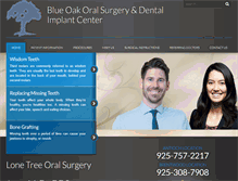 Tablet Screenshot of lonetreeoralsurgery.com